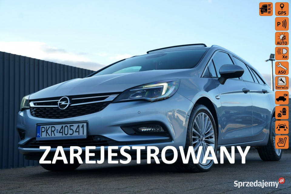 Opel Astra ELITE skóra NAWI wentylacja podgrzewane fotele Otmuchów sprzedam