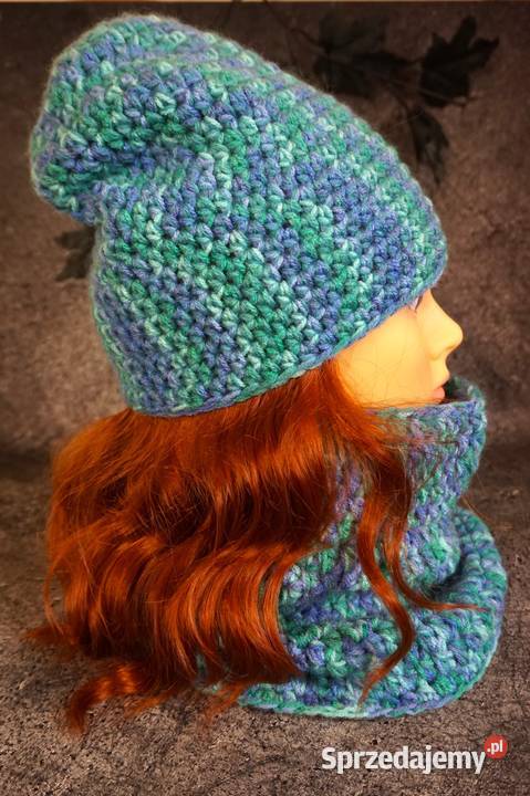 komplet czapka komin rózne kolory Kraków sprzedam