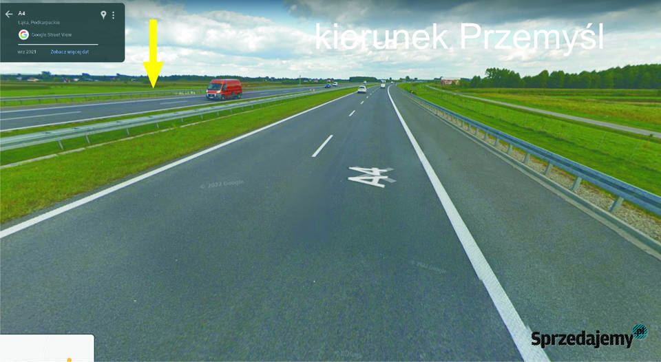 wynajmę działkę pod reklamę autostradzie A4 Pozostałe podkarpackie Łukawiec