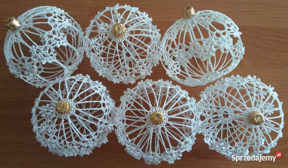 Duże Bombki szydełkowe na choinkę różne wzory i Białystok sprzedam