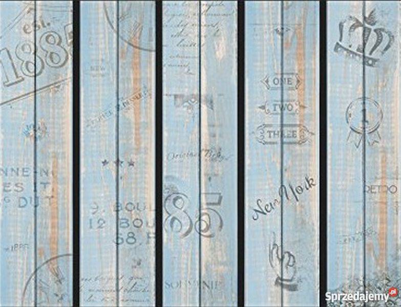 Fototapeta deski 50 x 10m vintage retro wielokolorowy sprzedam