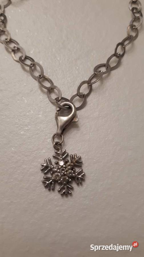 Bransoleta srebrna z zawieszką Bransolety Radom sprzedam