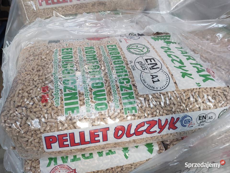 Pelet Drzewny OLCZYK KLASA A1 CERTYFIKOWANY Łask sprzedam