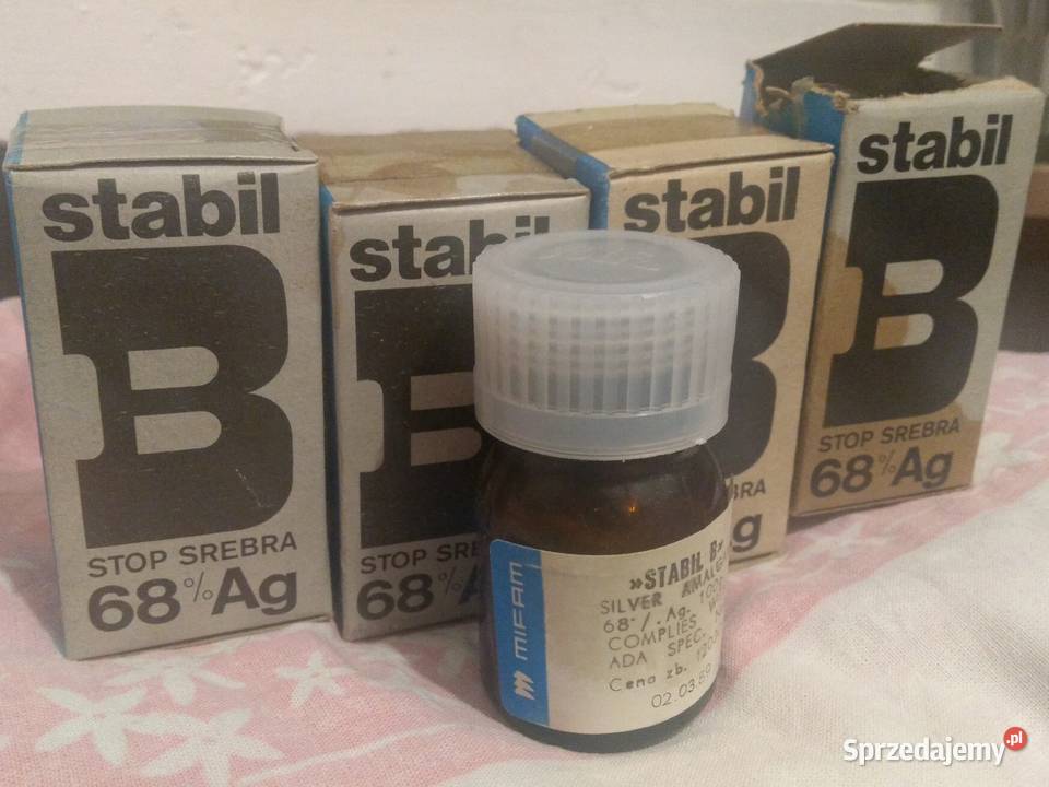 Stabil B Stop Srebra 68 Ag 100 g Silver Amalgam Warszawa