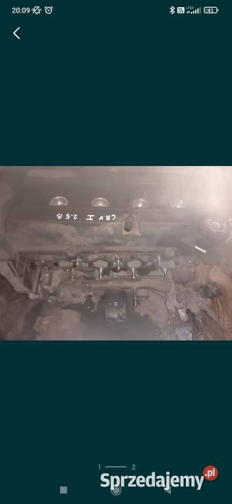 Silnik kompletny honda crv I CRV 20 benzyna 128 Radzyń Podlaski sprzedam