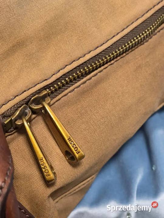 Torba Aktówka FOSSIL Vintage Skóra Naturalna i Warszawa sprzedam