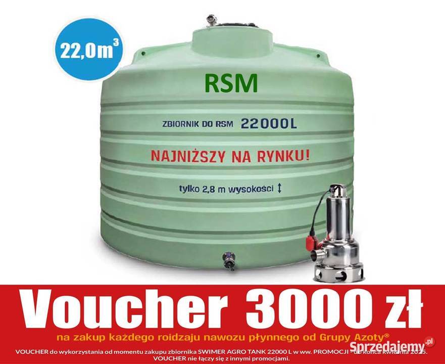 ZBIORNIK NA RSM 22000L Agro Tank z POMPĄ dolnośląskie Wrocław