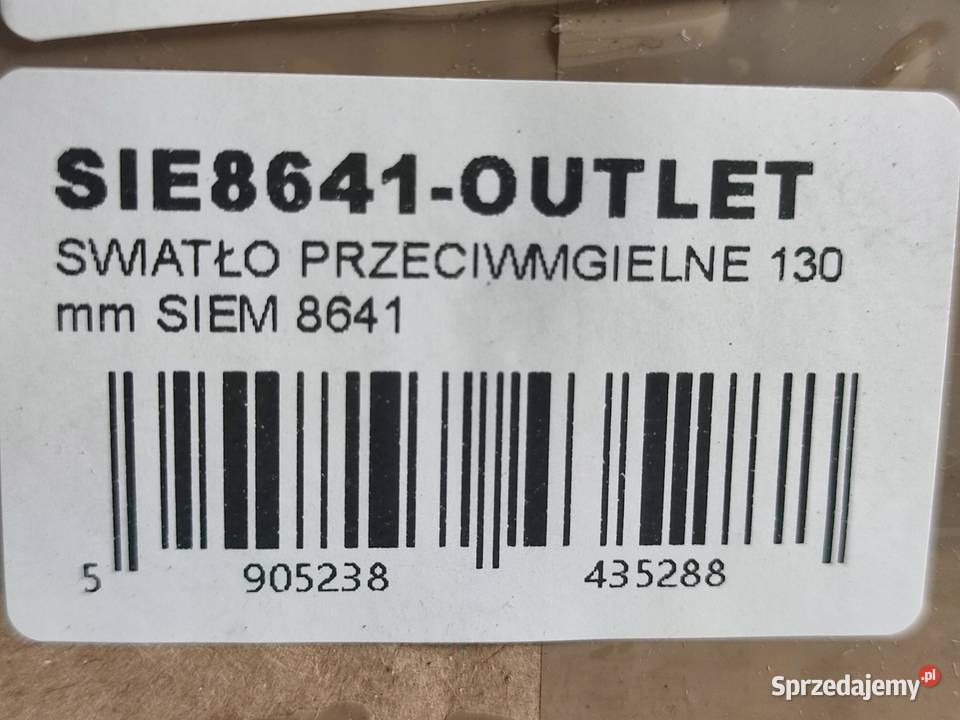 ŚWIATŁO PRZECIWMGIELNE TYLNE 130mm SIEM 8641 osobowe