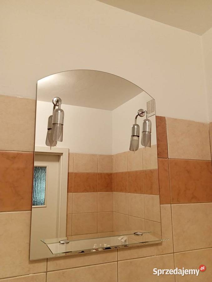 Lustro ok 80 x 60 z oświetleniem i półeczką Lublin