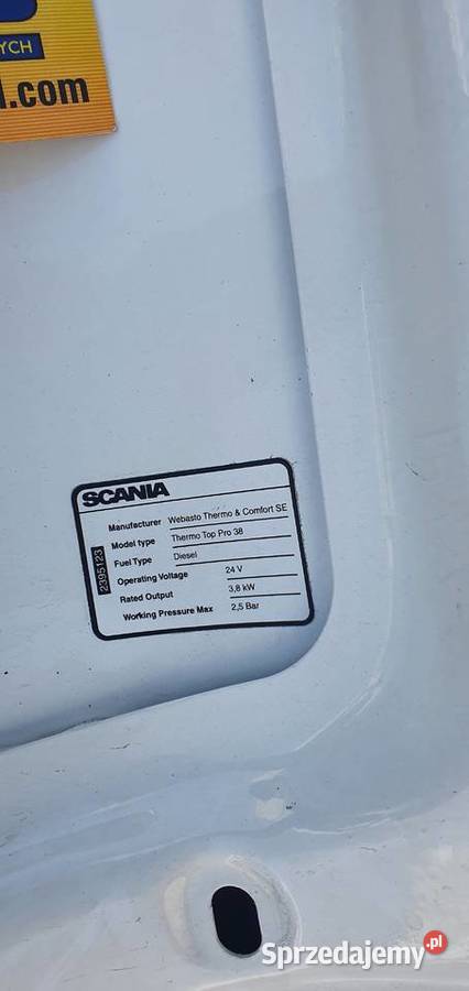 SCANIA S R POLIK PRAWY NAROŻNIK OWIEWKA 2230751 sprzedam