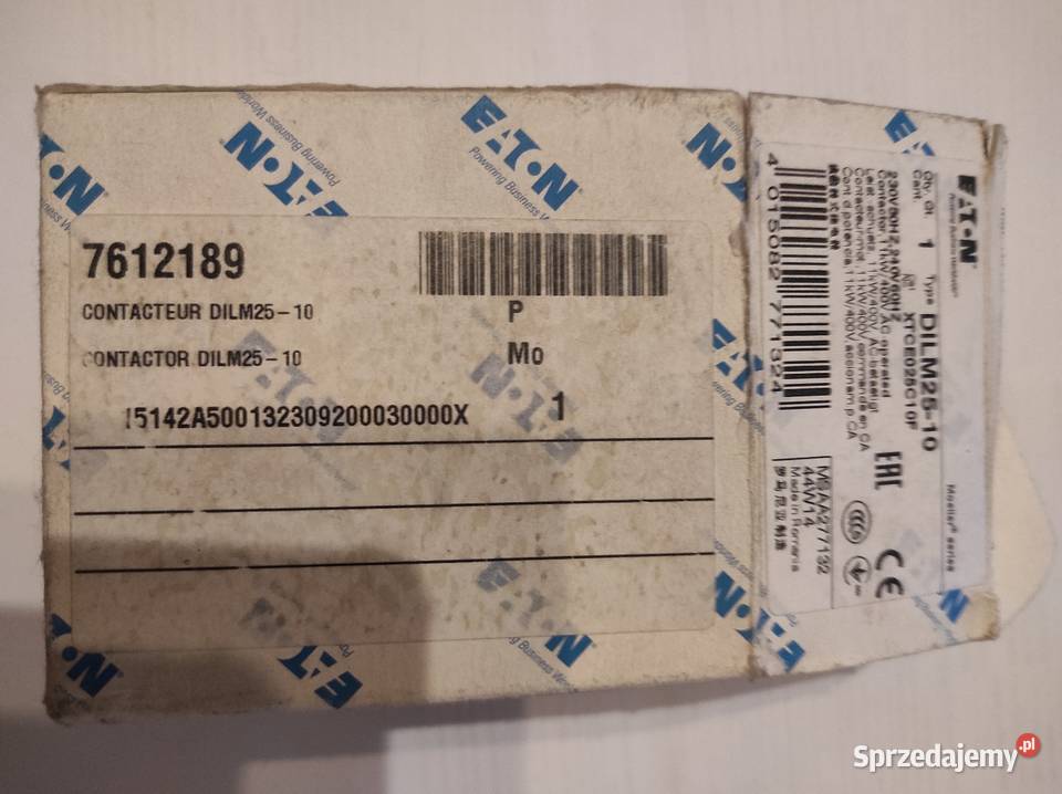 EATON Stycznik mocy DILM25 10 EA230V50HZ Liszkowice