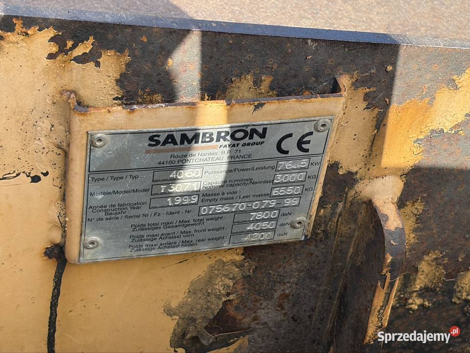 Ładowarka teleskopowa Sambron T3071 nie Bobcat Myszyniec