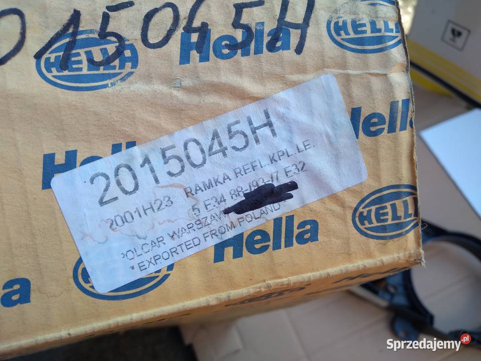 BMW E34 ramka stelaż lampy nowa HELLA 13174100 Strzelce Krajeńskie sprzedam