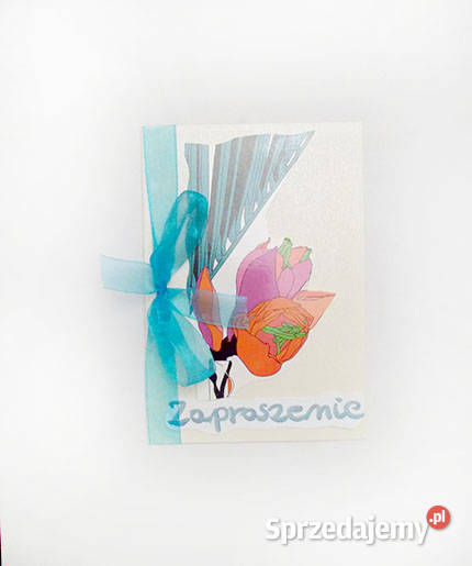 ogólne zaproszenie zaproszenie bez tekstu kwiaty Rzeszów