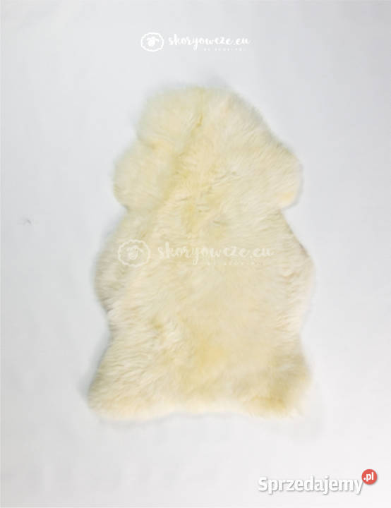 Naturalna skóra owcza biała małe jagnię Rozmiar Szaflary