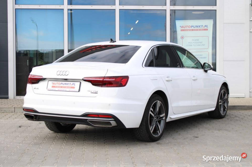 Audi A4 2021r Salon Quattro Kamera Podgrzew 204KM