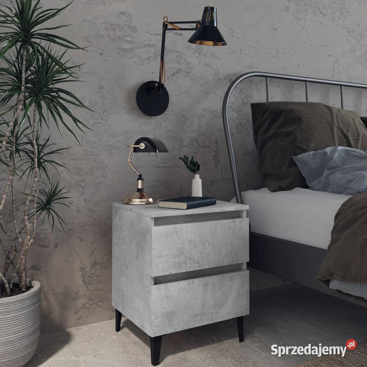 Szafka nocna szarość betonu 40x35x50 WM805877 Warszawa sprzedam