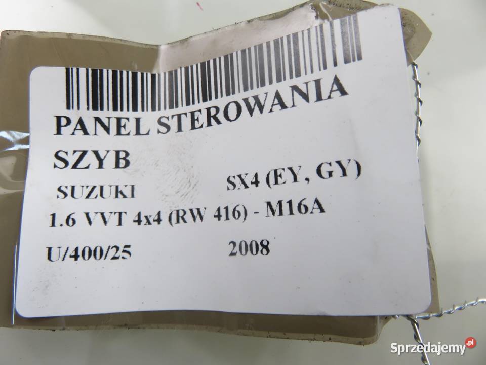 PANEL SZYB SUZUKI SX4 Motoryzacja