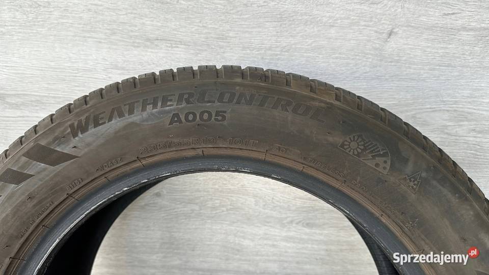 1X BRIDGESTONE WeatherControl A005 23555R19 87mm