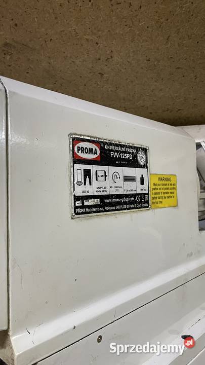 Frezarka Proma FVV125PD Radlin