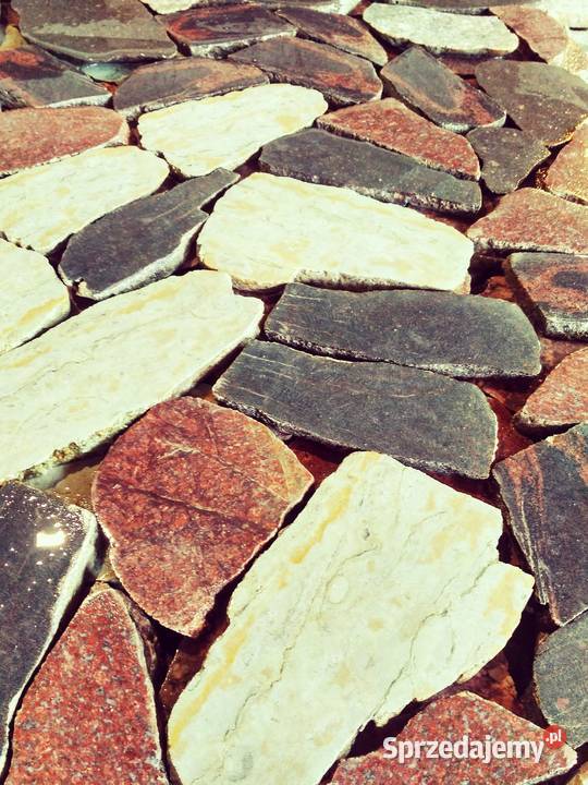 Cięte plastry kamienia polnego Materiały budowlane