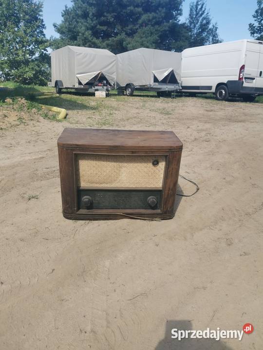 Radio z lat 70 vintage barek drewno retro prl Mińsk Mazowiecki