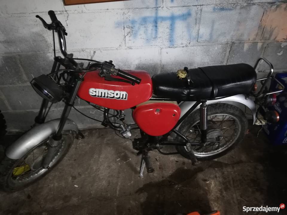 Rama Simson s51 z papierami Romet ogar 205 z Stany sprzedam