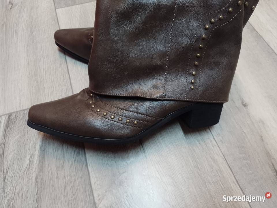 4142 Bogato zdobione Kozaki kowbojki wieczorowe Kraków