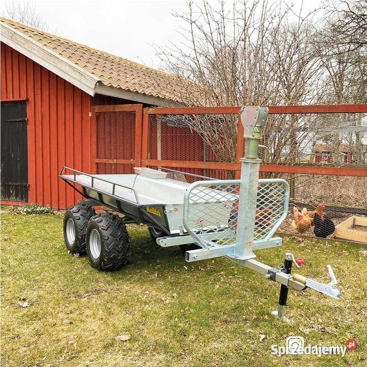 Przyczepa leśna z wywrotem Rybna