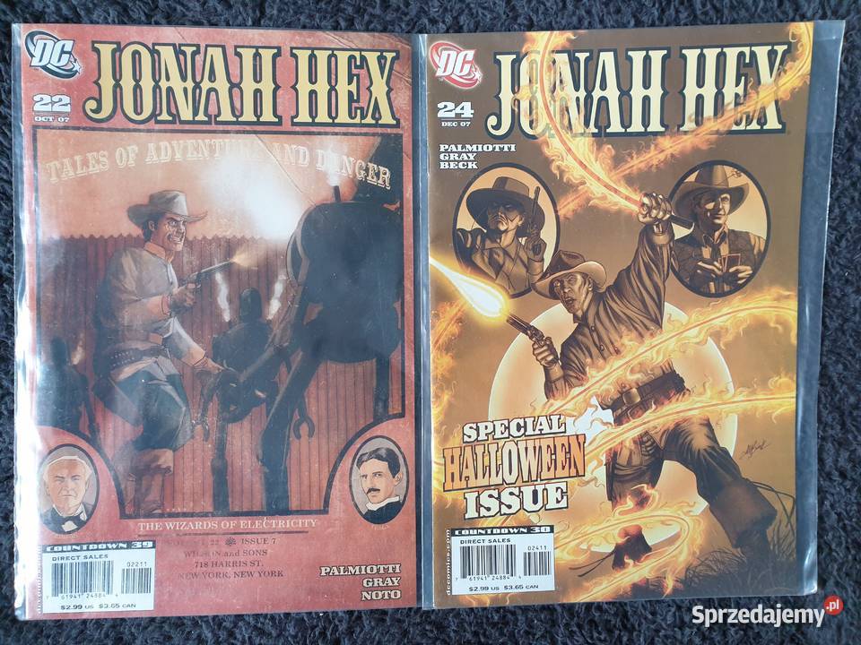 Jonah Hex zestaw 20 komiksów USA DC pomorskie Gdynia sprzedam