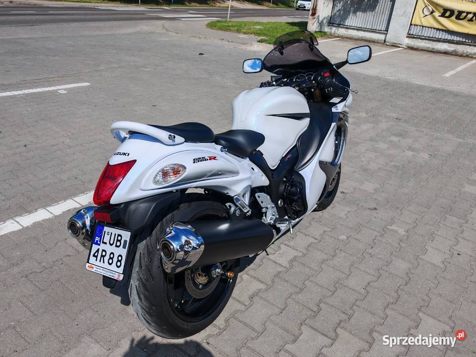 Suzuki Hayabusa Gsx 1300 R White Ice Blue 2010 elektryczny starter Lublin