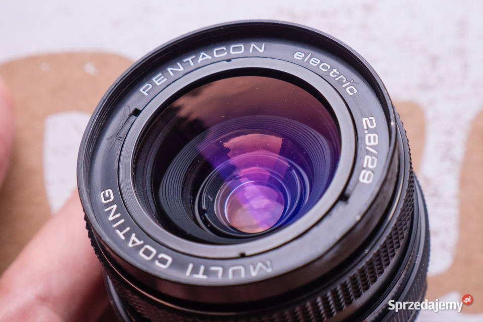 Obiektyw Pentacon electtric 29mm f28 MC M42 Szramowo