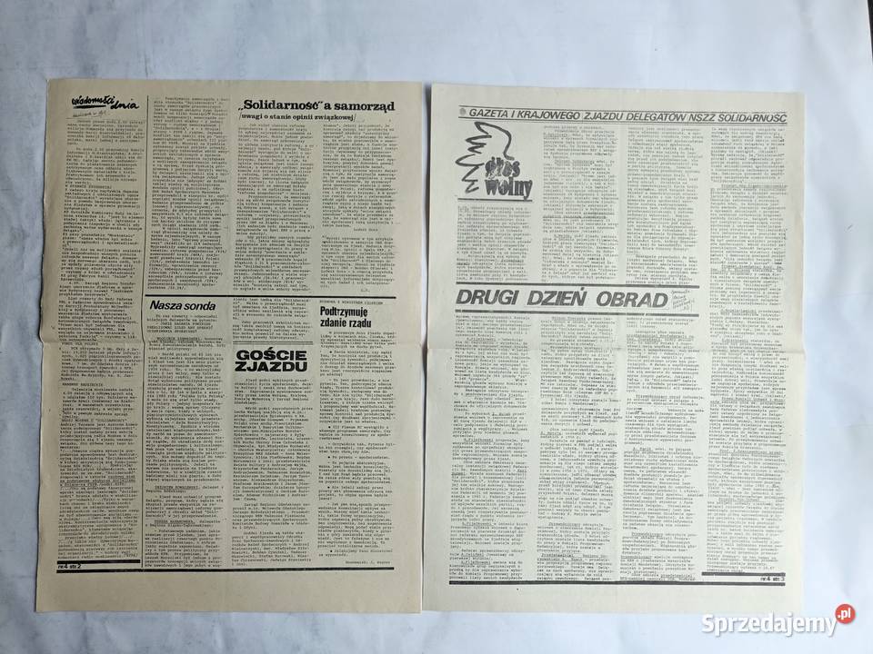 Głos Wolny Gazeta I Krajowego Zjazdu Delegatów Społeczno-polityczne Gdynia