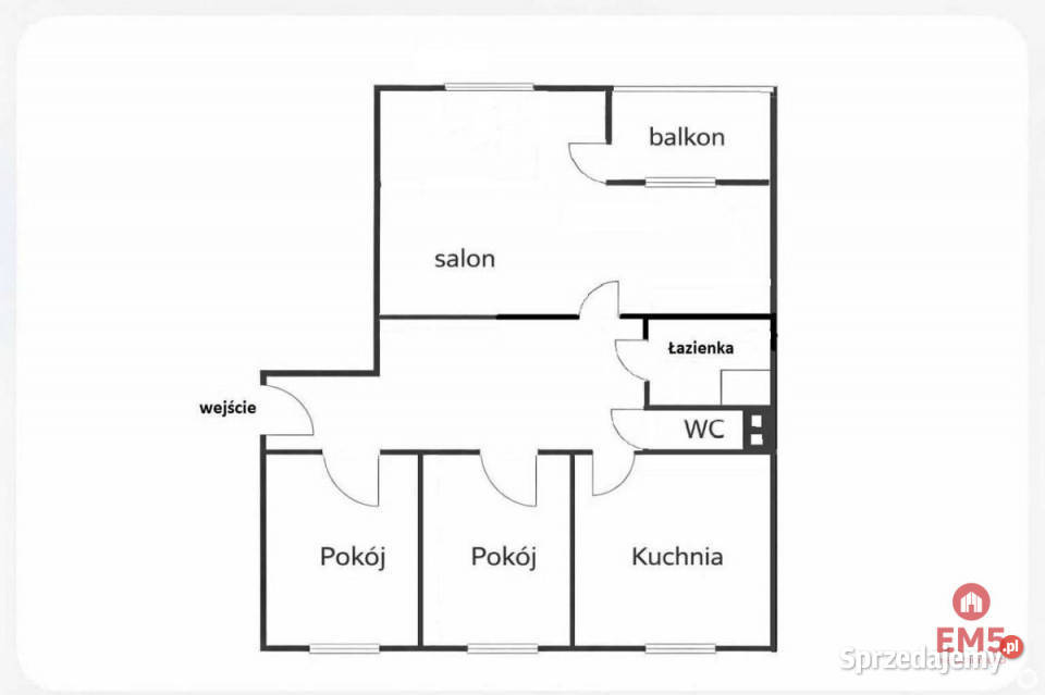Mieszkanie Suwałki 52m2 3 pokojowe Sprzedaż