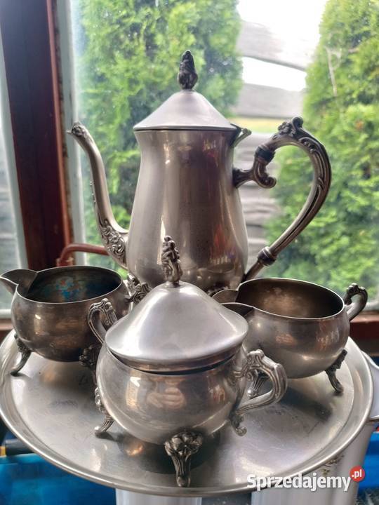 Komplet zestaw zastawa do kawy herbaty vintage