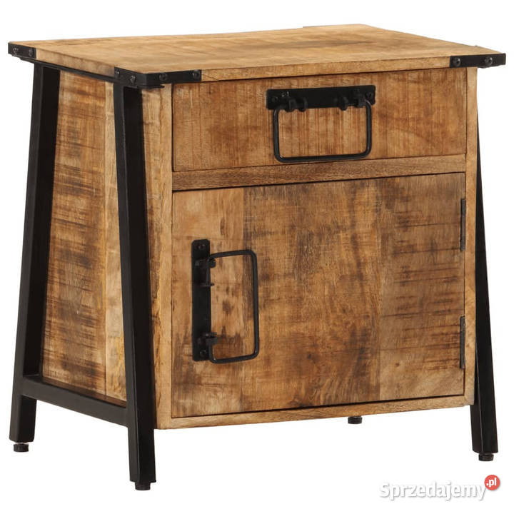 Szafka nocna 40x30x42 lite drewno mango WM358917 Warszawa