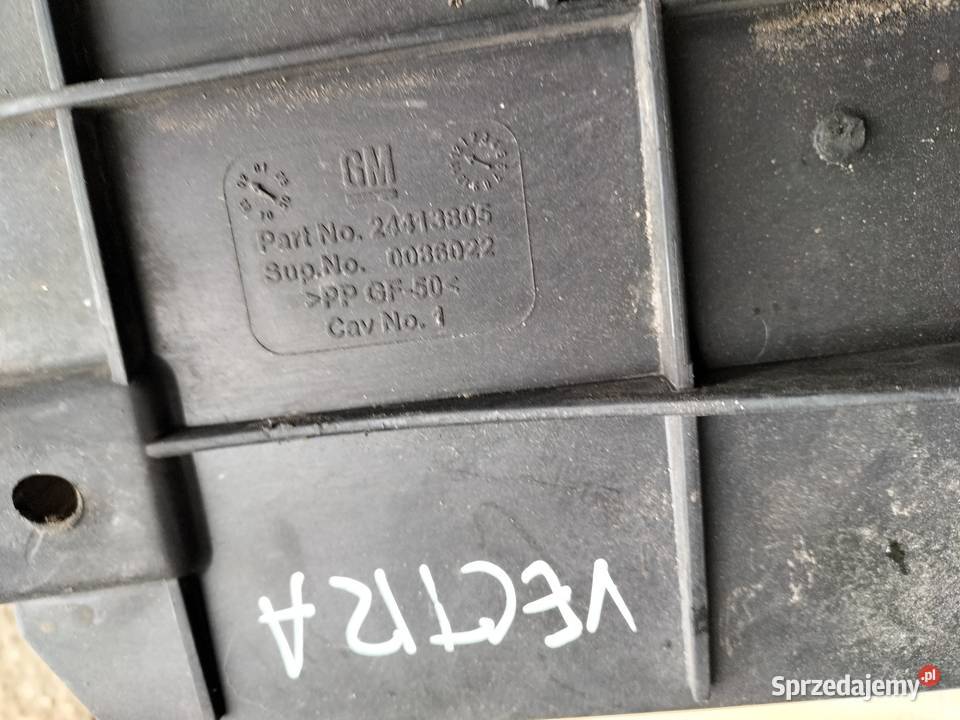 VECTRA C 24413805 PODSTAWA OBUDOWA AKUMULATORA Kamień-Kolonia sprzedam