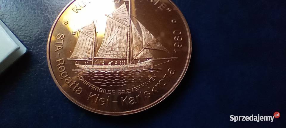 Stare monety Medal Bremerhaven Gdynia 1980 Lesko sprzedam