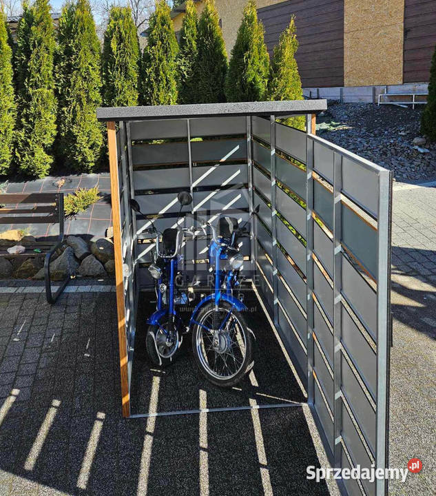 Wiata śmietnikowa 12x2 m Antracyt złoty dąb ID54 Iława sprzedam