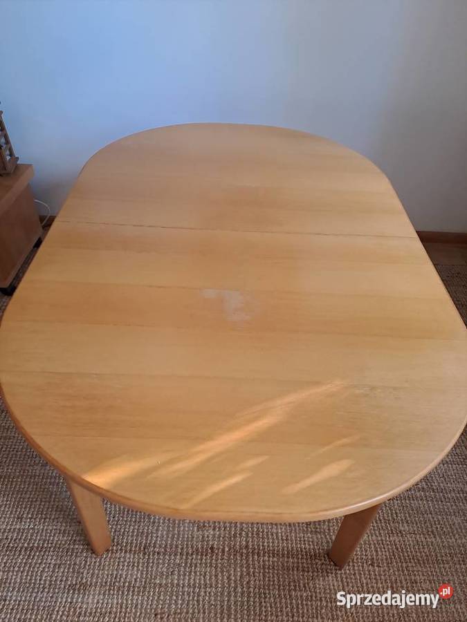 owalny stół rozkładany 140 do 180 90cm Warszawa sprzedam