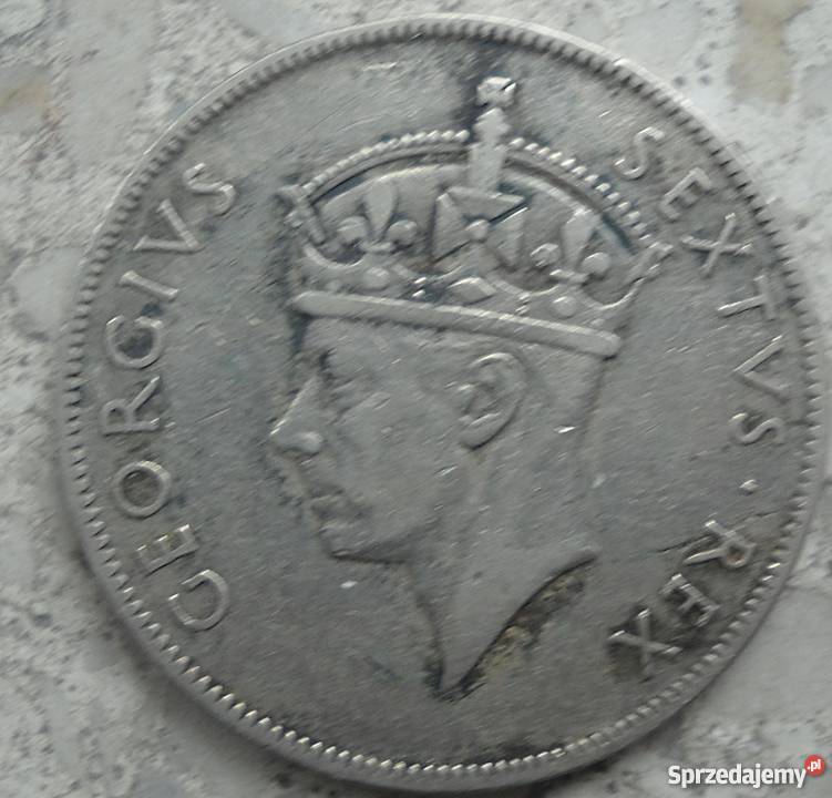 EAST AFRICA1 SCHILLING1950 r GEORGIVS Legionowo