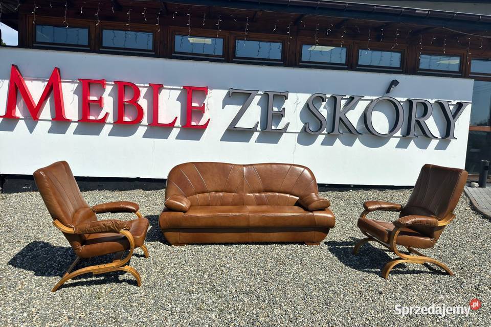Komplet wypoczynkowy GALA wersalka 2 fotele Piasek