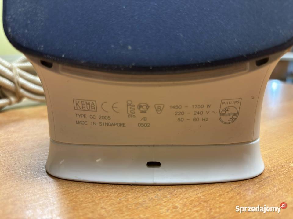 Żelazko parowe Philips Mistral 1925 Model GC Elbląg