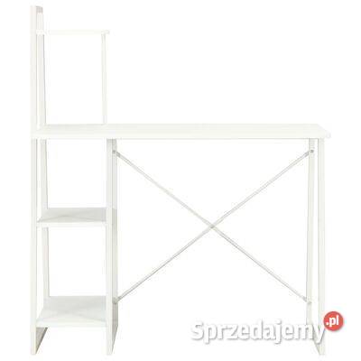 vidaXL Biurko z regałem białe 102x50x117 20282 Warszawa
