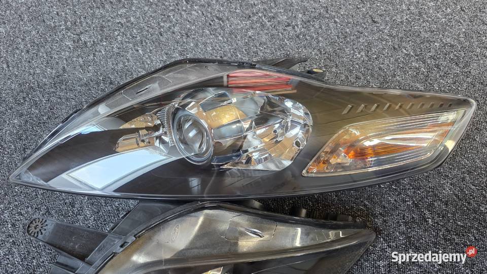 Reflektory Ford Mondeo MK4 H7 skrętne czarne Lampy przednie Kielcza