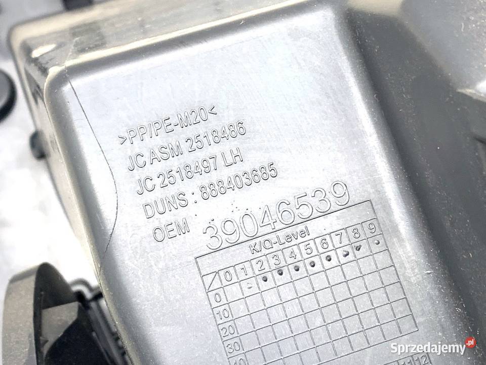 SCHOWEK PASAŻERA OPEL ASTRA K Kombi 39046539