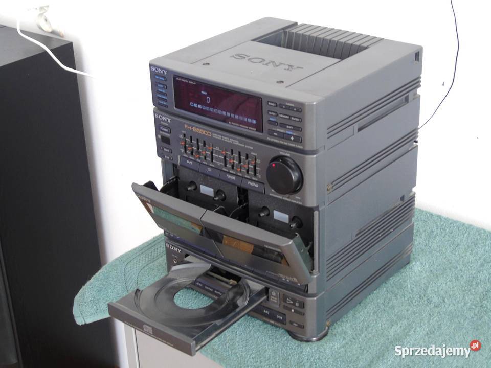 Wieża Sony radio korektor PHONO mocna DOSTAWA Wieże i miniwieże Jasło