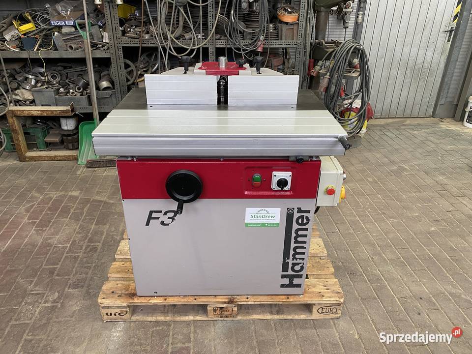 Frezarka FELDER HAMMER F3 z pochyłem i wózkiem Mojusz