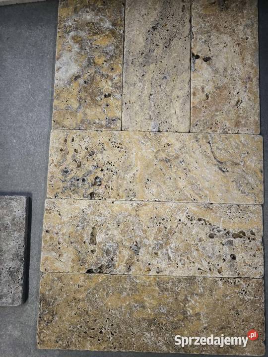 Płytki Trawertyn Scabos bębnowany 305x10x1 pomorskie Gdynia