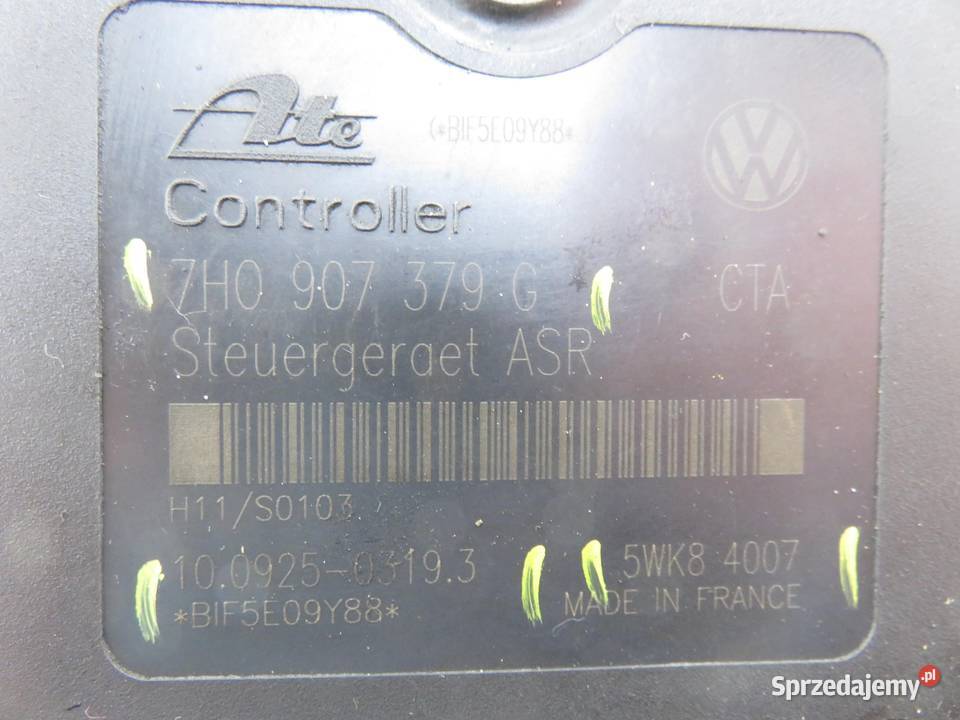 POMPA ABS VW TRANSPORTER T5 7H0907379G małopolskie